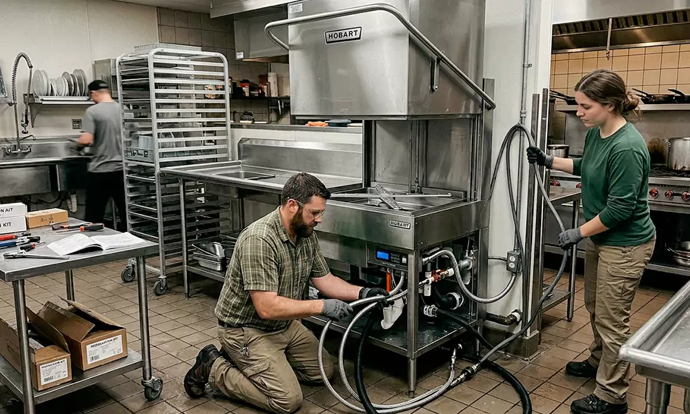 Commercial Dishwasher Installation in Ware, MA