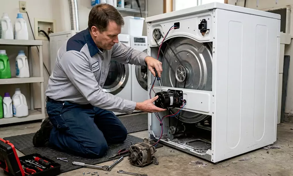 Dryer Motor Replacement in Ware, MA
