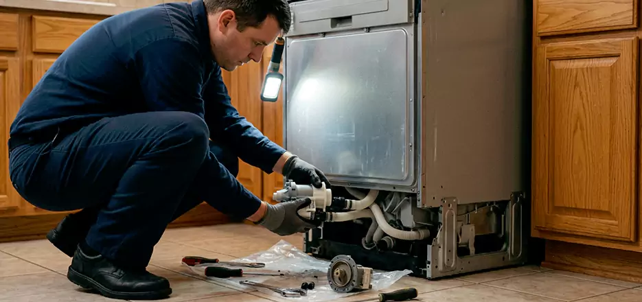 Dishwasher Drain Hose Repair in Ware