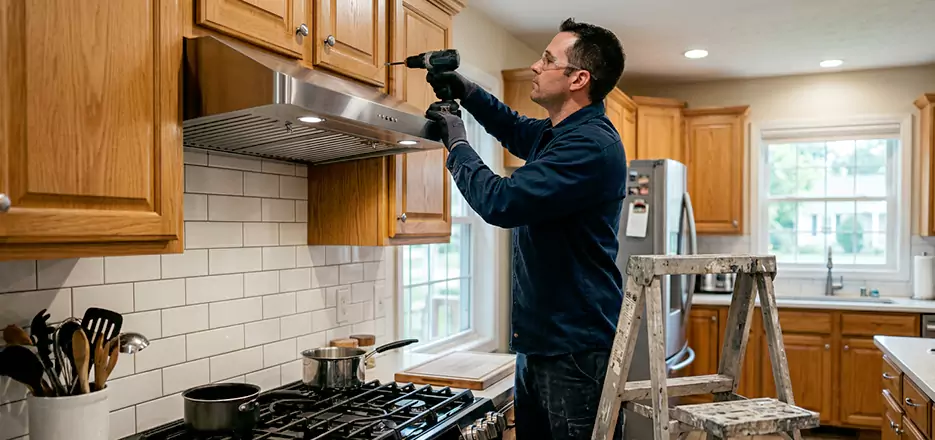 Wood Range Hood Installation Ware